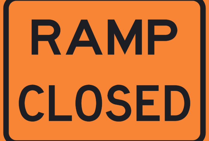ramp closed