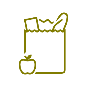 grocery bag icon