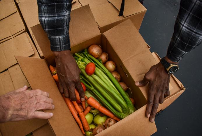 box of fresh produce