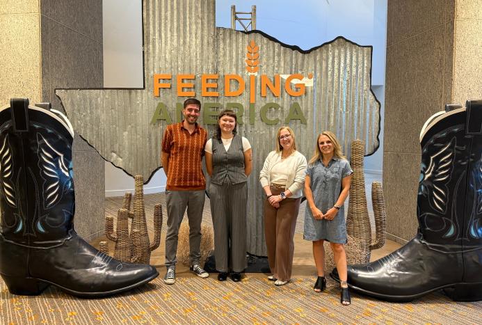 Foodbankers at conference 