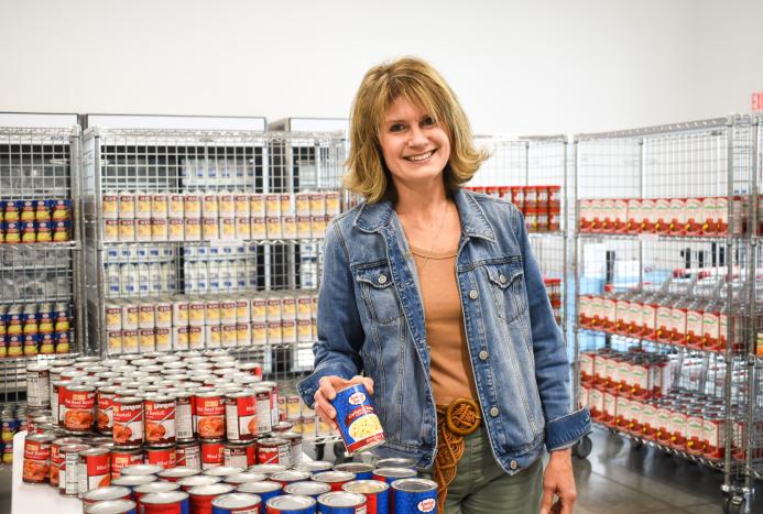 Judy in The Venarge Family Food Pantry