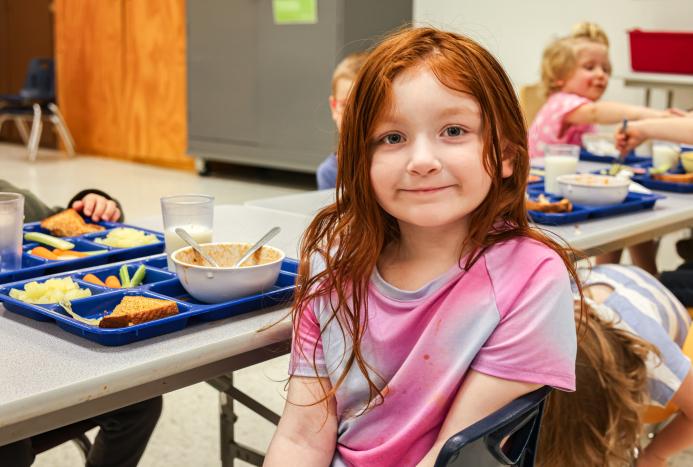 child eating