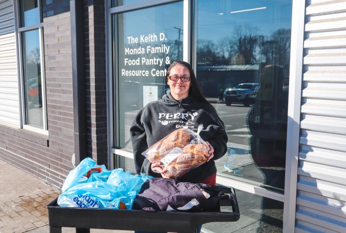 Kerrie visits the Foodbank