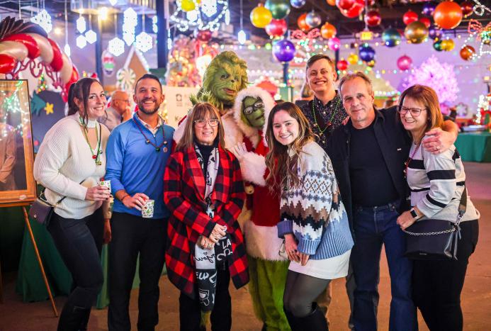 Guests at Ohio Christmas Factory