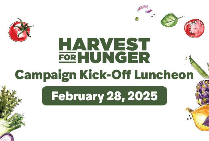 Harvest for Hunger Kick-off Luncheon graphic