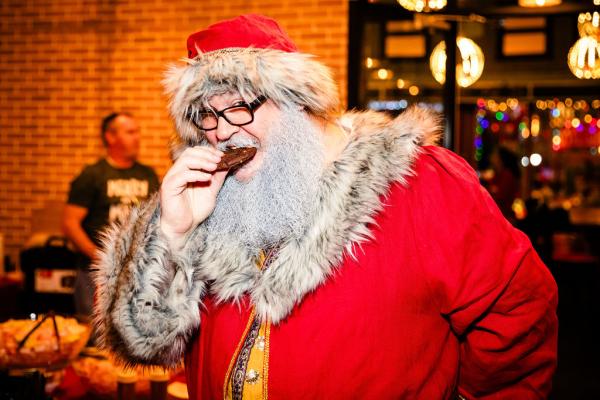 Santa with Cookie