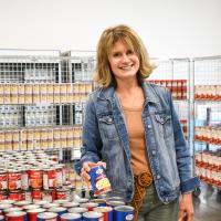 Judy in The Venarge Family Food Pantry