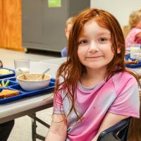 child eating