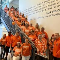 Staff photo on Hunger Action Day